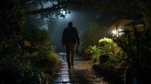 how far can light from a flashlight travel