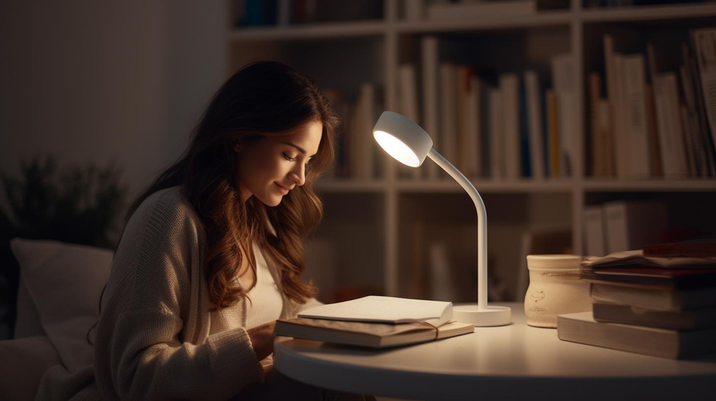 Lighting to reduce eye strain
