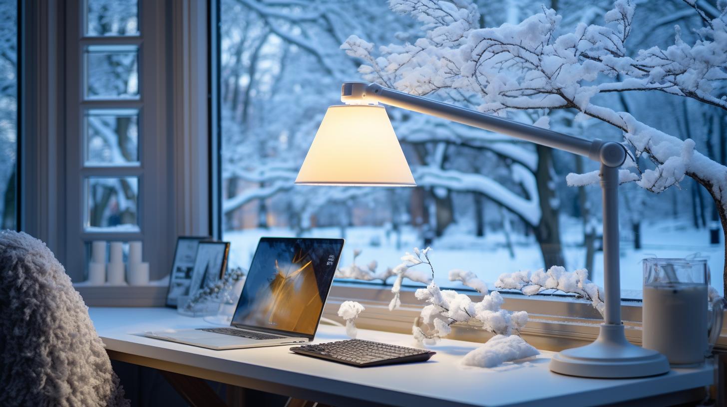 Ideal lamp height above a table