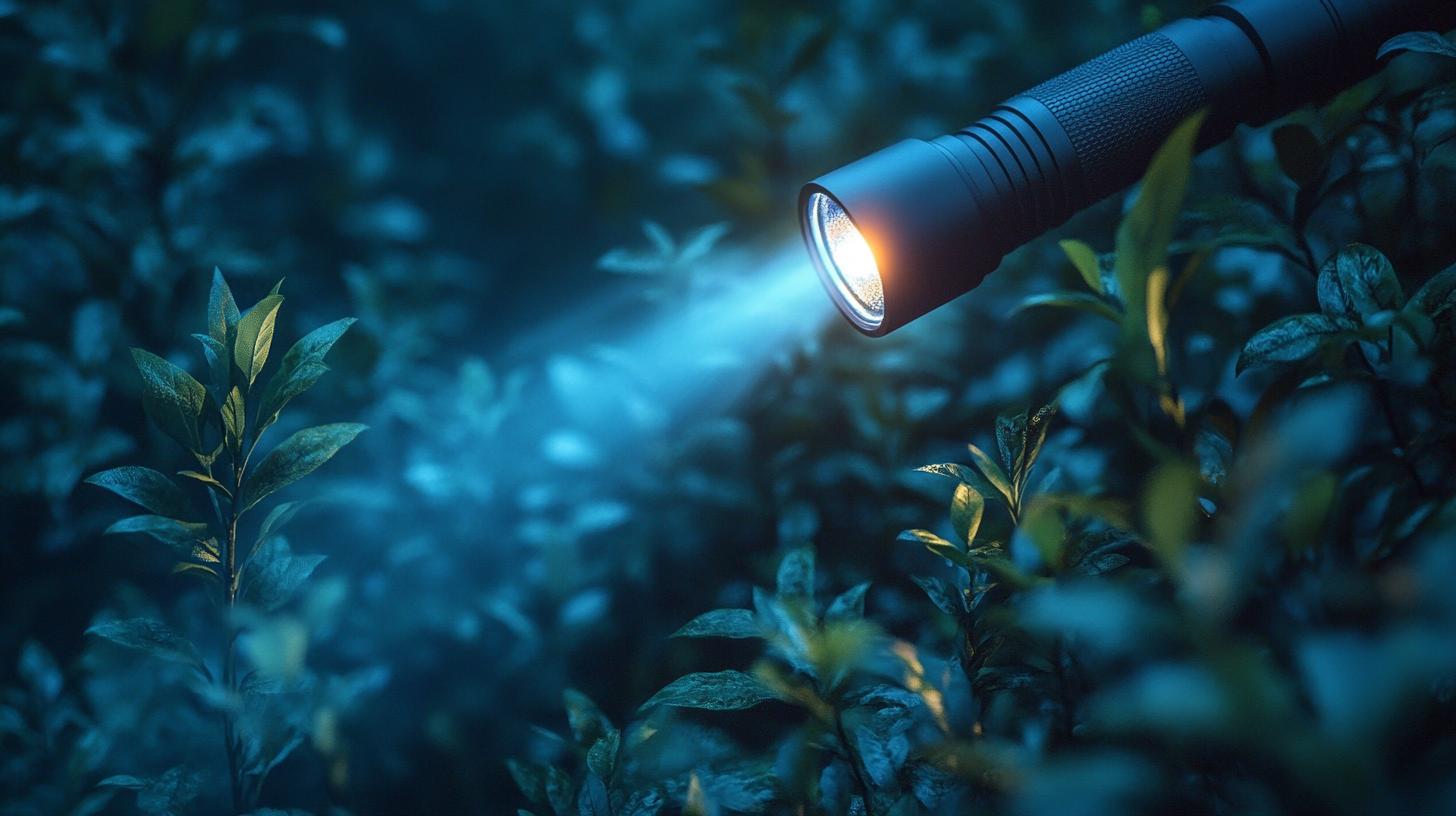 Flashlight beam distance
