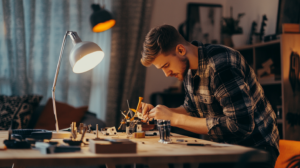 How to make a simple table lamp